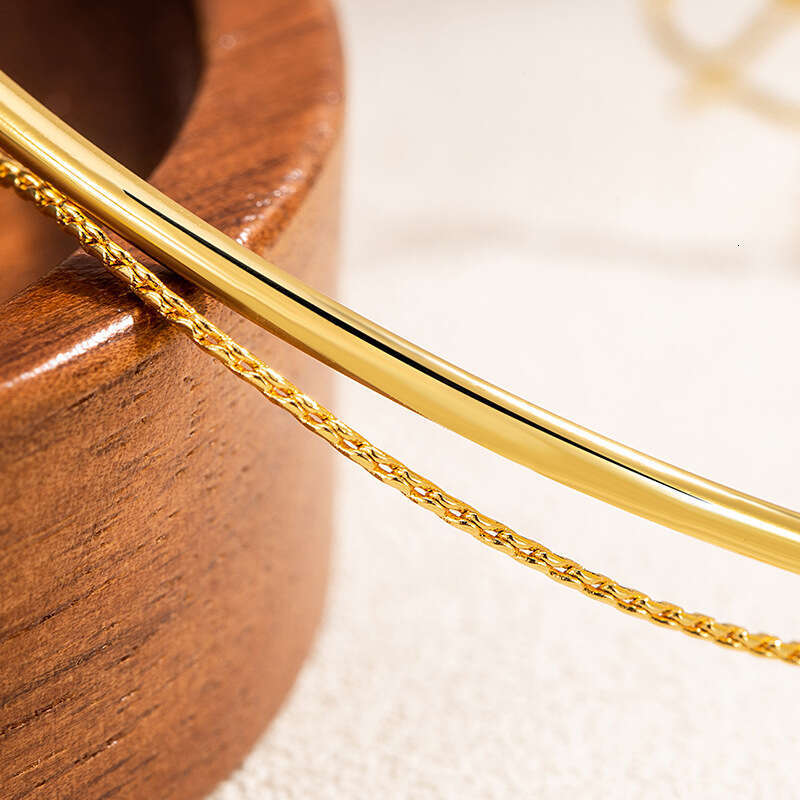 New 2025 Simple Double-Layer Bracelet Versatile Smooth Daily Niche Design Exquisite Women's Jewelry ddmypluto