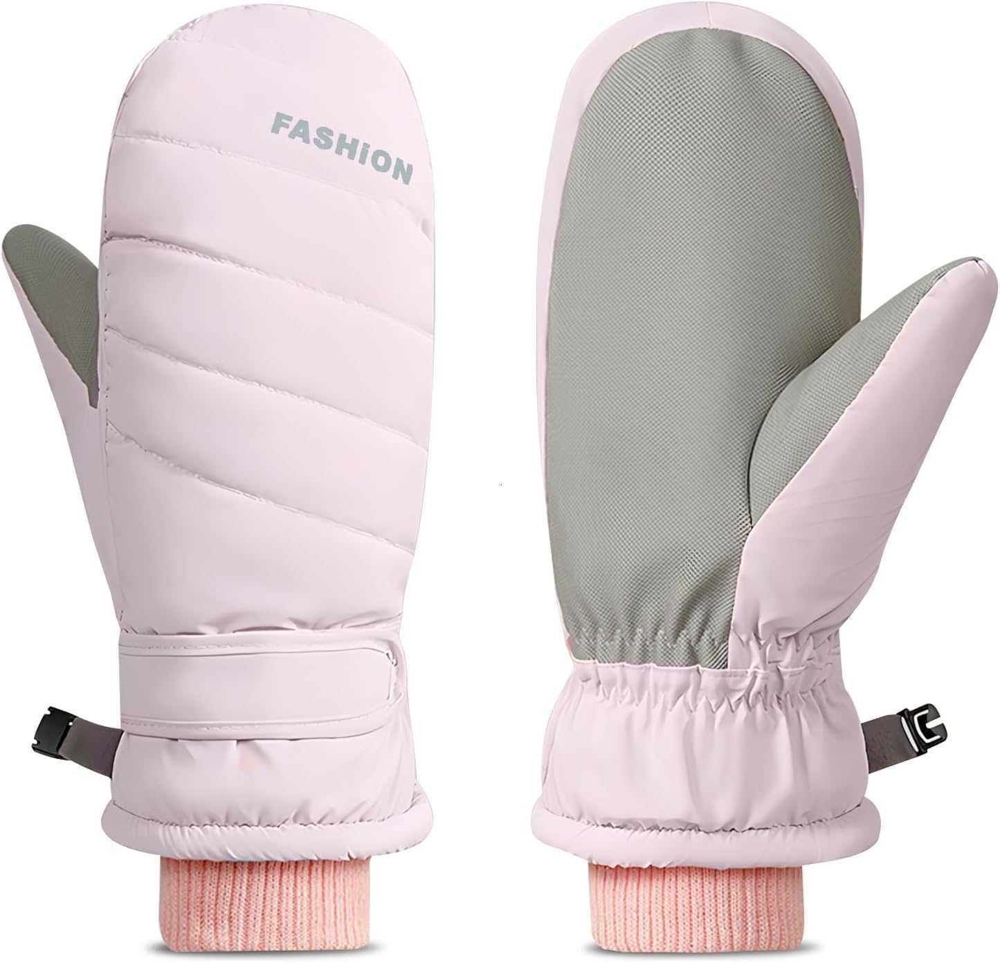 Winter Women Ski Mittens Waterproof Touch Screen Snow Mitts Anti Slip Warm Windproof Snowboard Gloves for Skiing Hiking Cycling Y260113