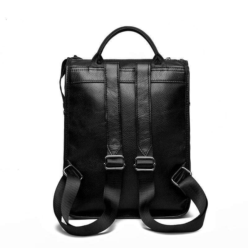 100% Genuine Leather Stylish Backpack Women Large Capacity Travel Rucksack New Knapsack For Ladies Satchel Schoolbag