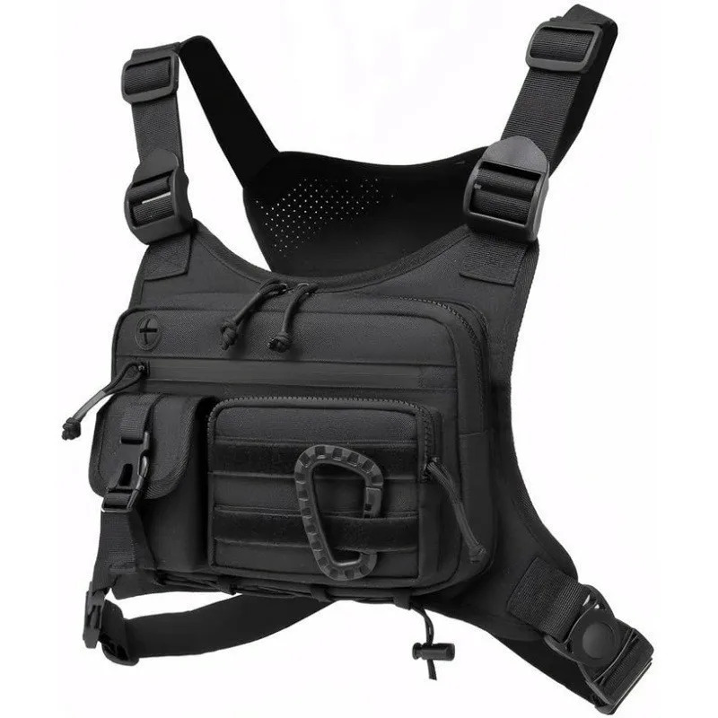 Outdoor Tactical Chest Bag Mens Vest EDC Waterproof AntiTheft Chest Pack for Cycling Bags Running Front Chest Bag Handbag 251016