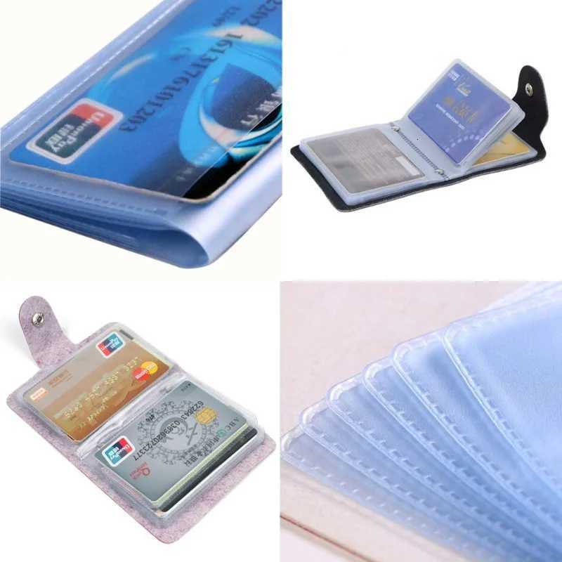 Business Card Holder Antitheft ID Credit Card Holder 24 Slot Wallet ID Cash Organizer Pocket Case Travel Money Clip Gift UnisexW251017