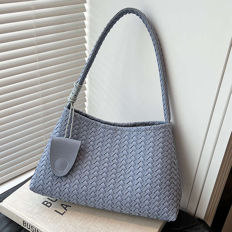 Korean Niche Handwoven Underarm Fashion Casual Handheld Mother-Daughter Large Capacity Shoulder Bag for Women