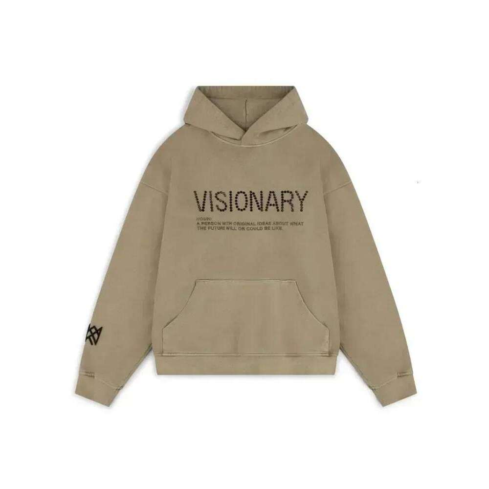 New Trend Retro Letter Pattern Hooded American Street Personality Autumn Men's And Women's Casual Sweatshirt