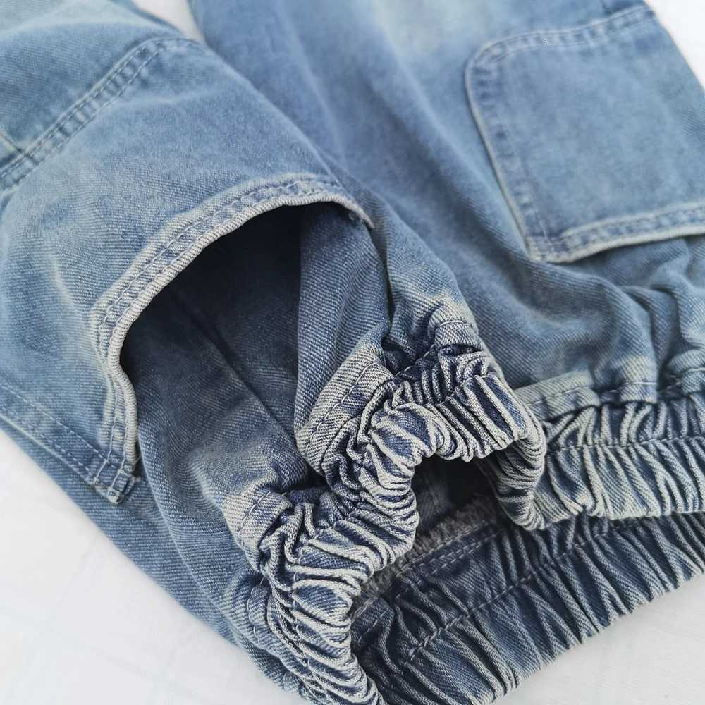 IENENS boys jeans for 26 years old Kids WideLegs Straight Trousers child trendy stuff denim pantsT251017