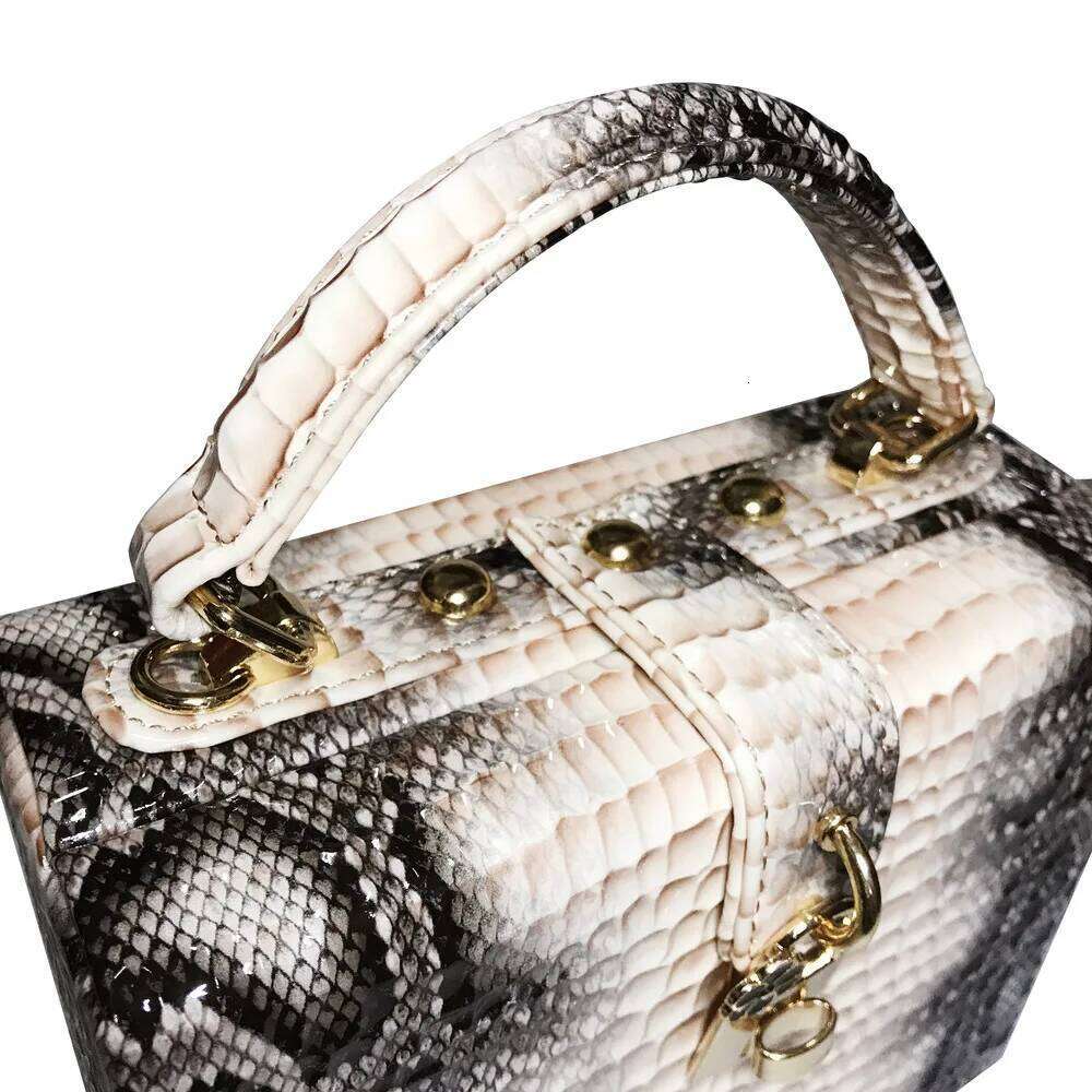 XIYUAN Snake Patter Clutch Evening Women Handbag Party Wedding Clutch Purse Fashion Pearl Shoulder Bags Crossbody Bag