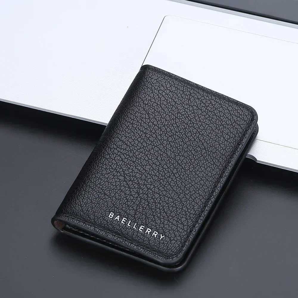 Multicard Slot Solid Color Portable Leather Card Case Universal Bank Card Credit Cards ID Card Holder Travel Purse OrganizerW251017