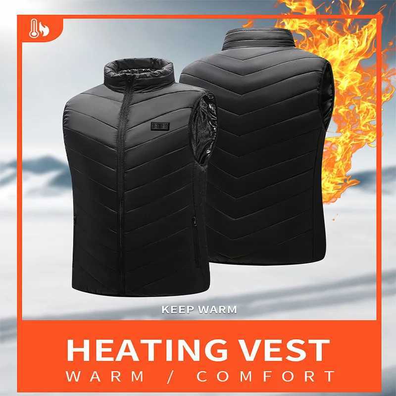 21 Heated Vest Zones Electric Heated Jackets Men Women Sportswear Heated Coat Graphene Heat Coat USB Heating Jacket For Camping H251017