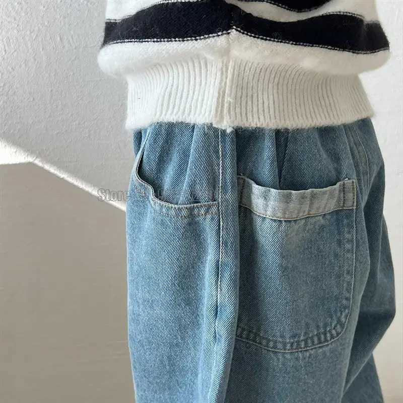 Spring Autumn Casual Baby Boys Girls Jeans Pants Kids Cotton Casual Children Fashion Trousers Denim Toddler ClothesT251017
