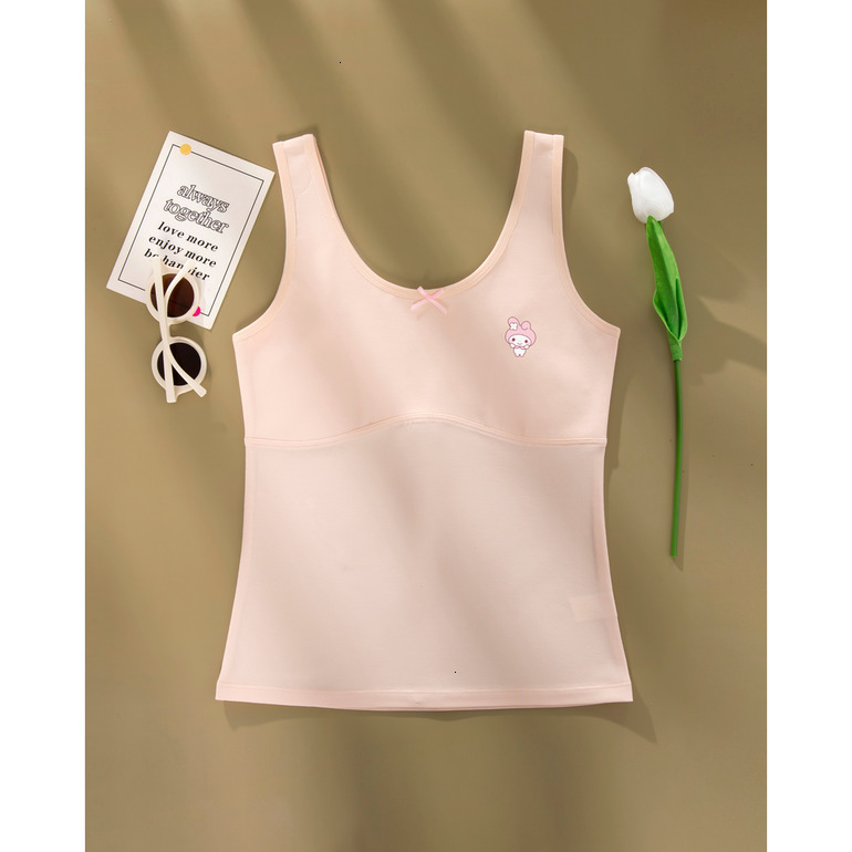 Cartoon Developmental Support Sports Bralette Tank Tops for Preteen Girls