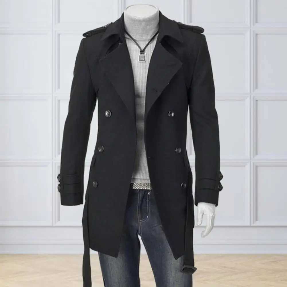 Men Casual Thicken Warm Hooded Jacket Autumn Winter Mens Trench Coat Male Windbreaker Outerwear Men Jackets Man coat J251017