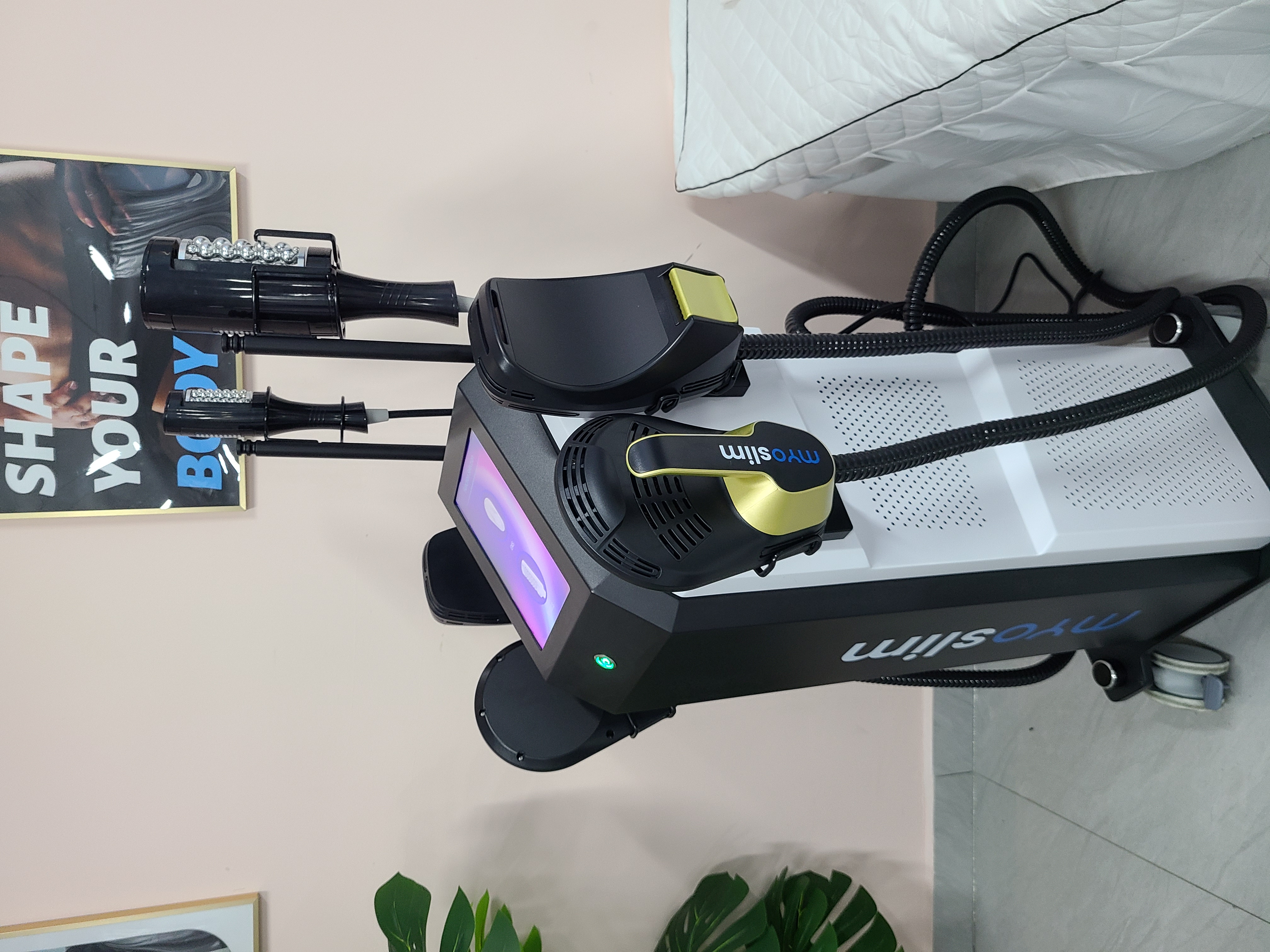 2 in 1 360° Roller EMS Body Slimming Machine Fat Burning Skin Tightening Muscle Toning Weight Loss For Women and Men Beauty Equipment