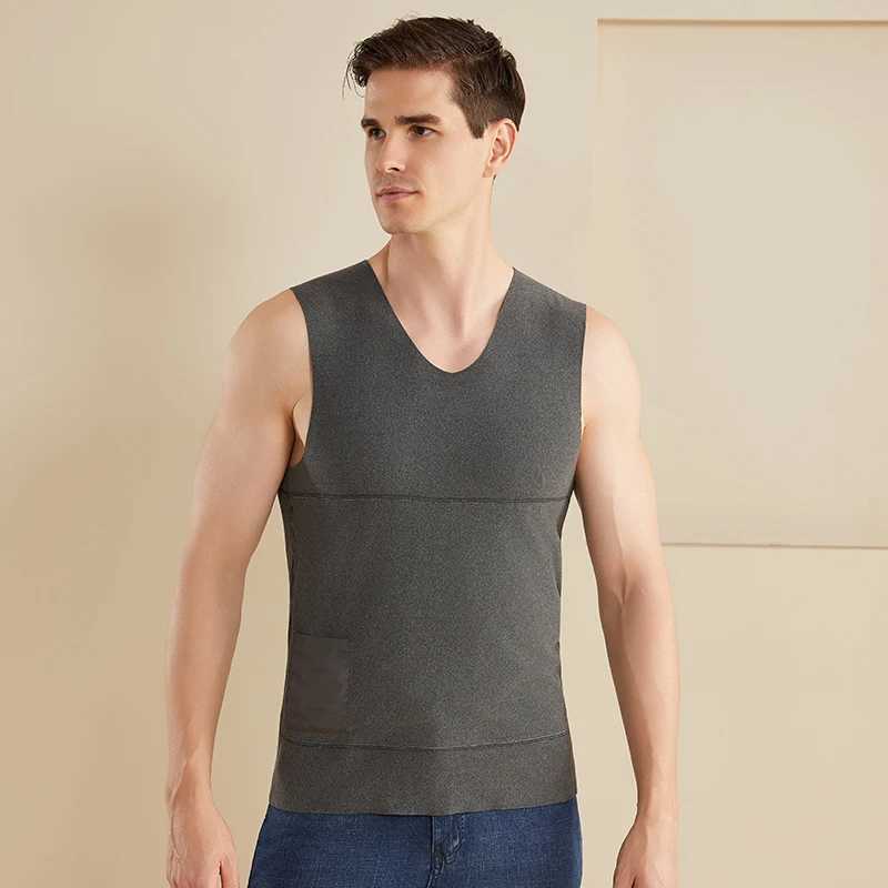 New Mens Winter 3Zone Intelligent Heating Vest Slim Fit Fashion Versatile Casual Warm and Heated Sleeveless Top No Power Bank H251017