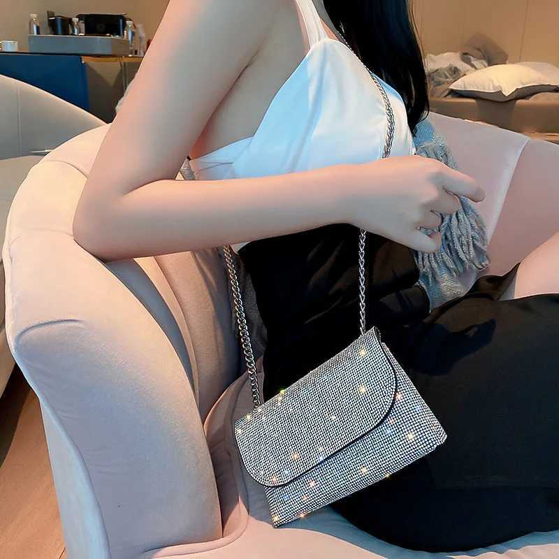JIOMAY Mini Designe Bag for Women Purses and Handbags Bling Rhinestone Clutch Shoulder Bags Girls Chain Crossbody Bag Wholesale Z251017