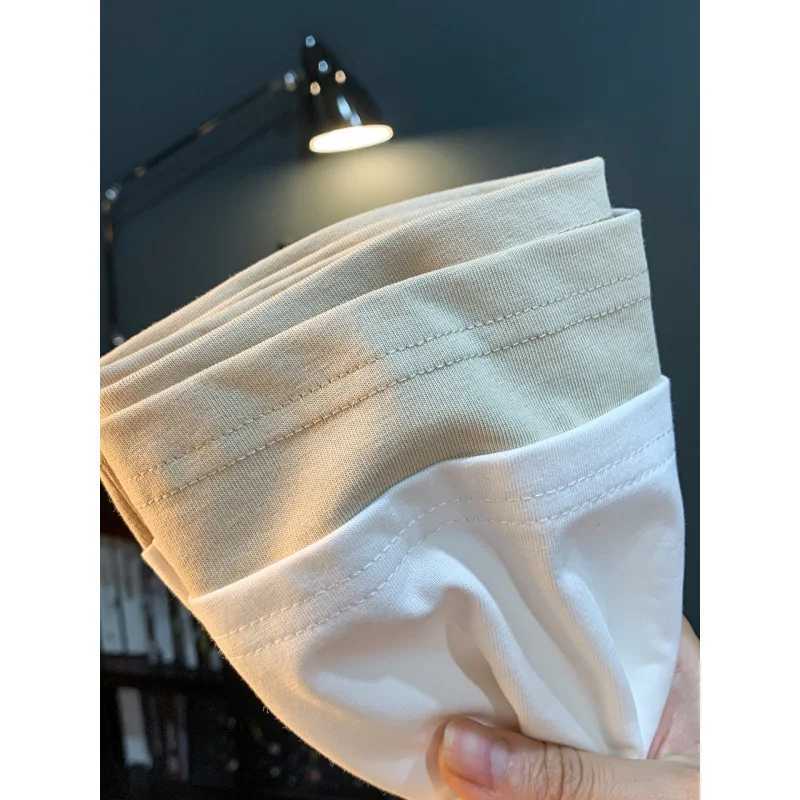 Trendy long sleevedshirt mens autumn high street holiday two piece round neck plus size loose hoodie Z251017