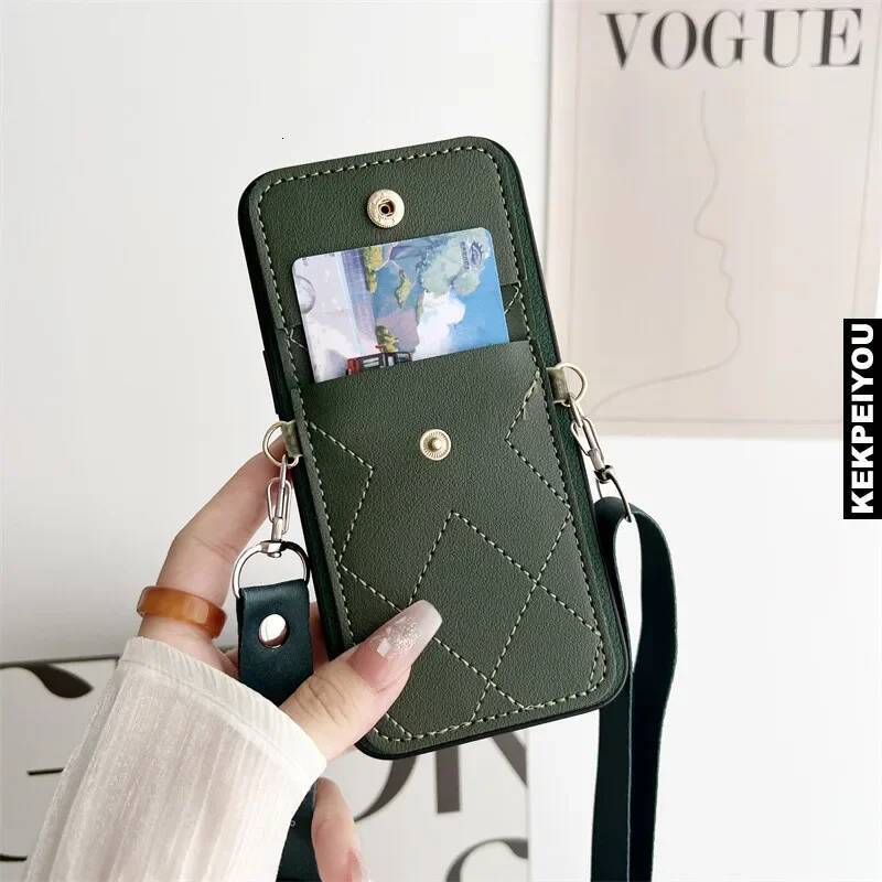 Stylish leather crossbody case with nylon handle strap for iPhone 15 14 13 12 11 Pro MAX 7plus 8plus X/XS XR XSMax