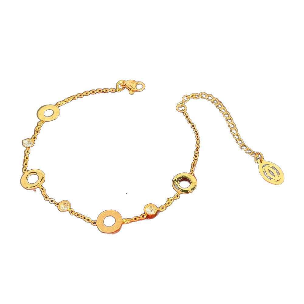 Full Titanium Steel Elegant Round Nail Bracelet Ins Light Niche High-end Accessories Direct ddmypluto