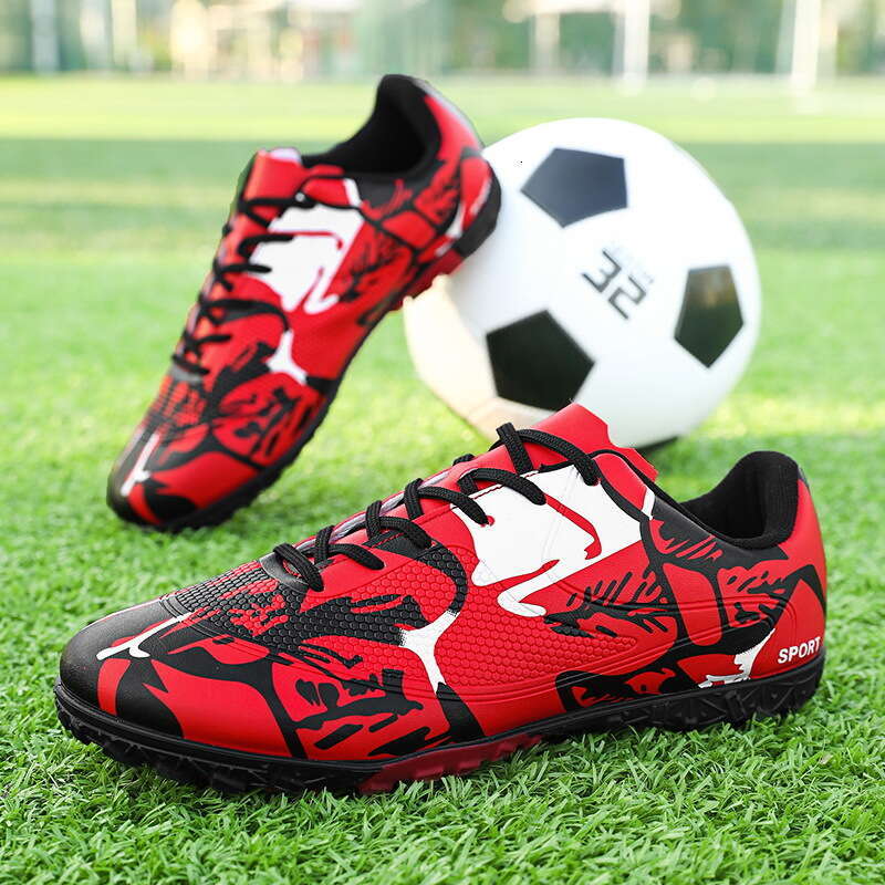 Dou Chuan Short Training new Men Broken Sports Low Top Youth Long Spike Soccer Shoes Large Size
