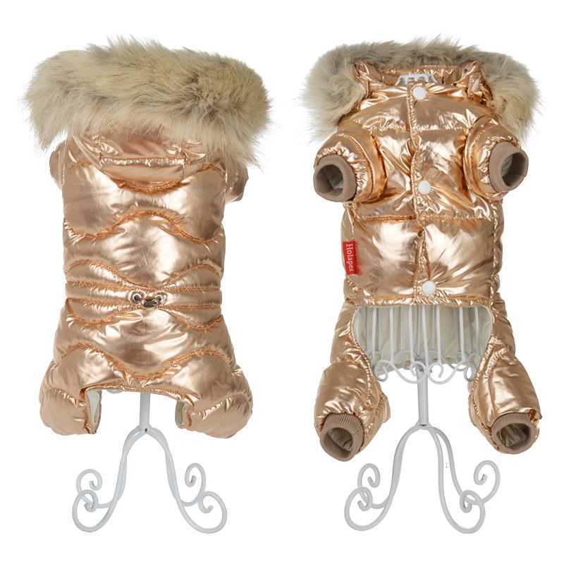 Warm Pet Overalls Winter Waterproof Puppy Hooded Jacket Coat For Small Dog Cat Adjustable Solid Puppy Hoodies Outfits ChihuahuaW251017