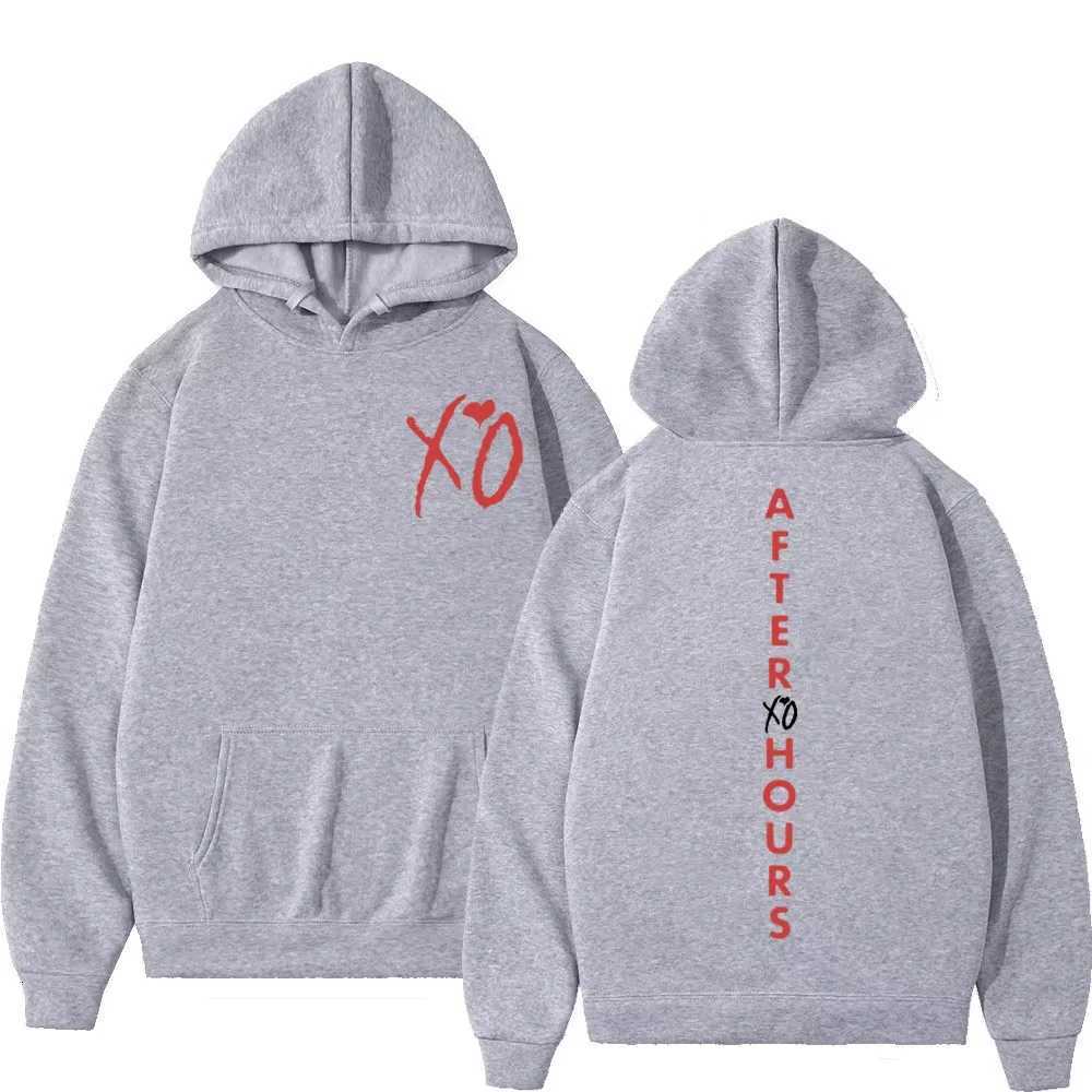 The XO MUsic Album Print Hoodie Men Women Streetwear Fashion Oversized Pullover Hip Hop Vintage New Hooded Sweatshirt Z251017