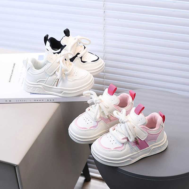 Childrens Sneakers Kids Fashion Design White Nonslip Casual Shoes Boys Girls Breathable Sneakers Toddlers Outdoor Shoes I01123T251017