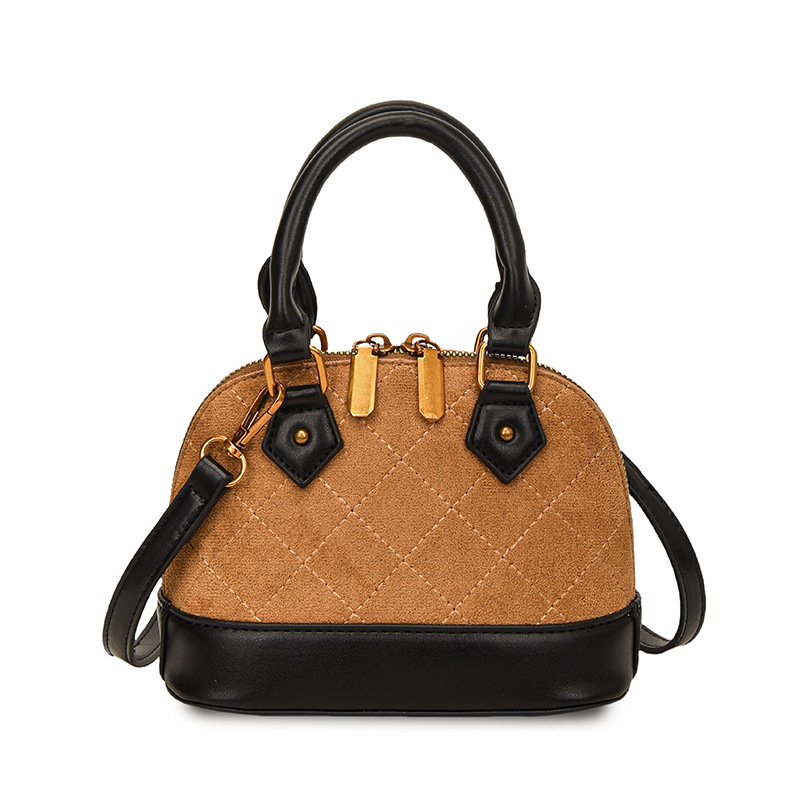 Designer bag free shipping 2025 New Classic Shell Bag with Simple Texture and Deer Skin Velvet Fashion Handbag for Women black brown coffee khaki