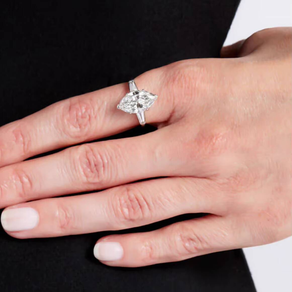 SPEEDIN High Jewelry IGI GIA Certified Customization 306 Carats VVS2 Marquise Diamond Ring LAB DIAMOND RING for Engagement