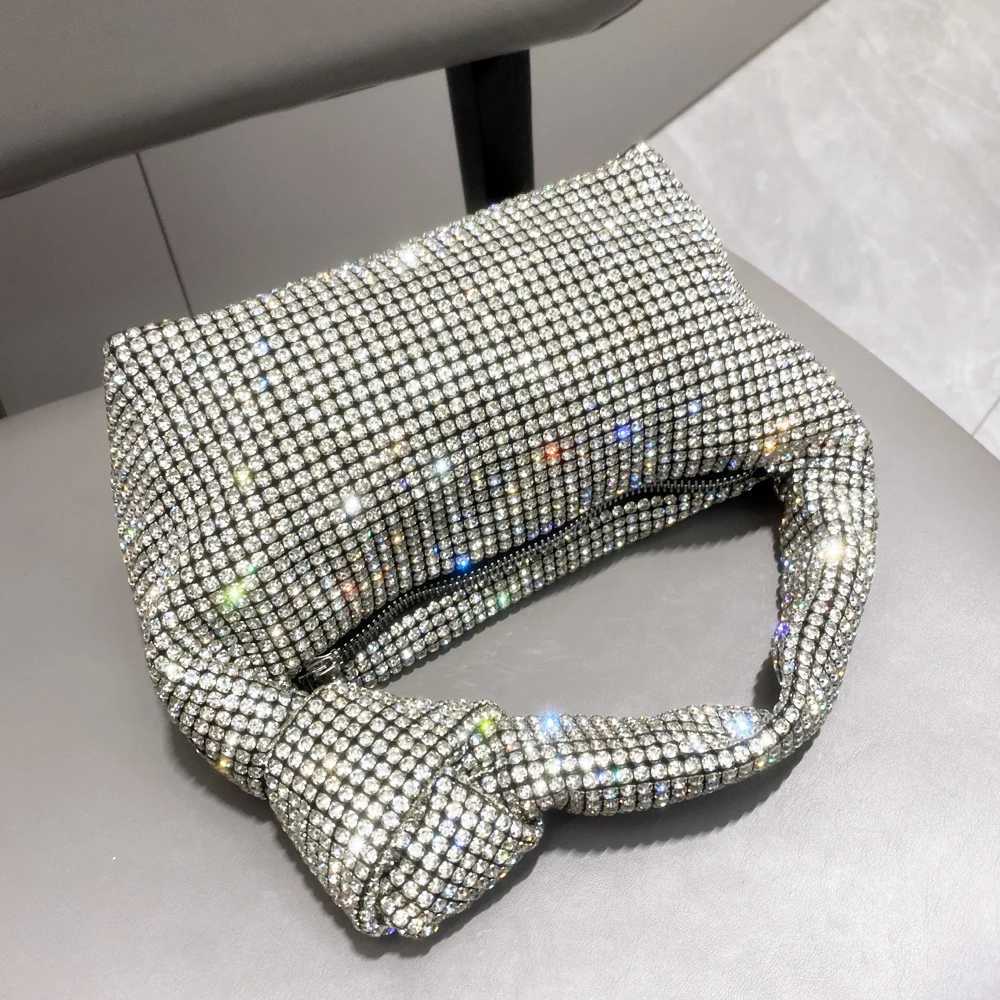 Rhinestones Evening bag silver Crystal Bags for Women Purses and Handbags Luxury Designer banquet bag Z251017