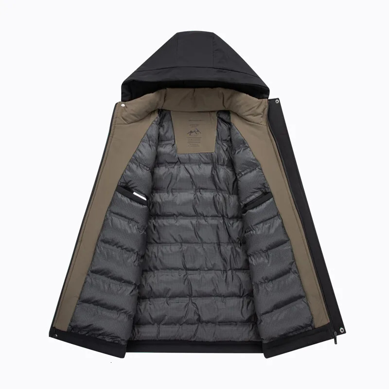 GIOIO mens parka wrinkleresistant and wearresistant fabric thickened and warm casual and versatile cotton jacket 251017