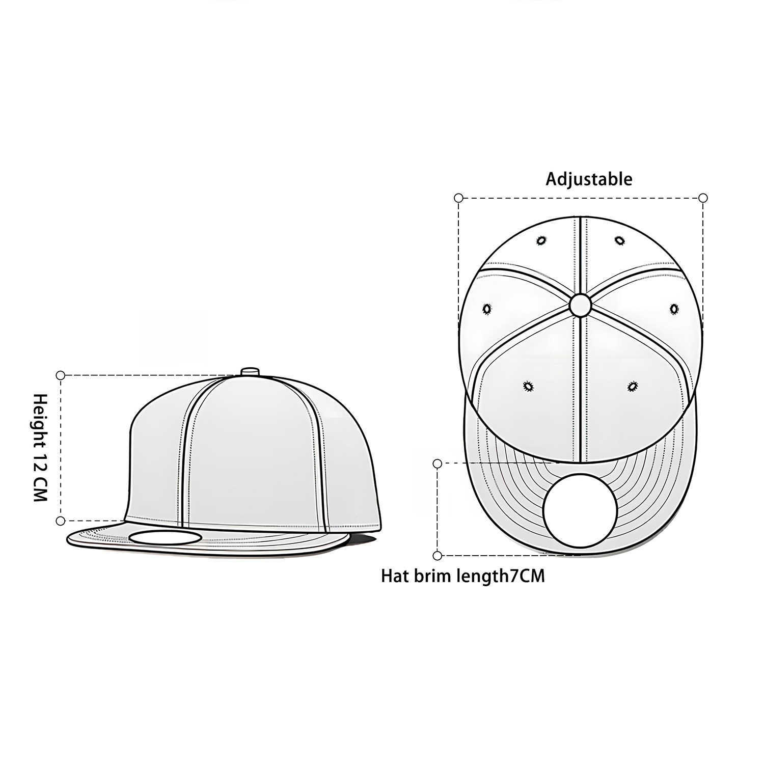 Design American Lion Head Logo HipHop Flat Brim Baseball Cap W251017