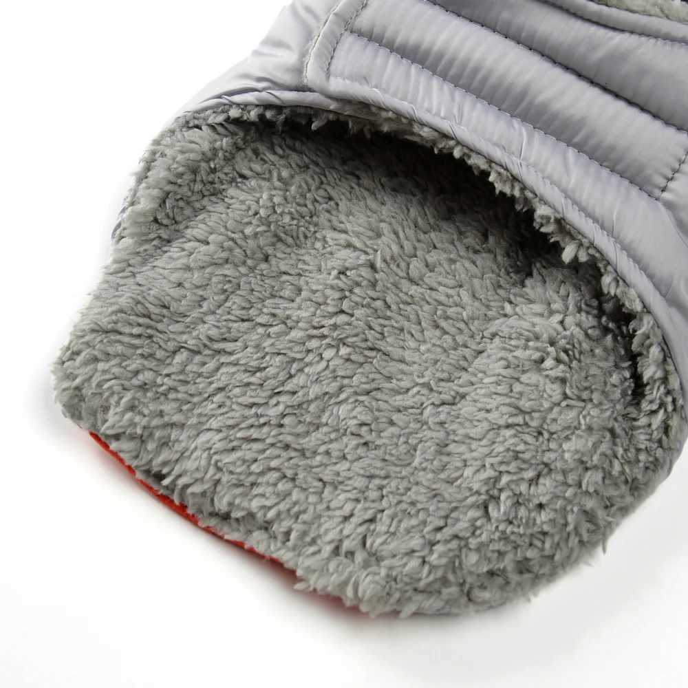 Fleece Pet Vest Coat With Dring Plaid Dog Clothes For Small Medium Pets Warm High Neck Dogs Parka For Winter Yorkshire OutfitsW251017