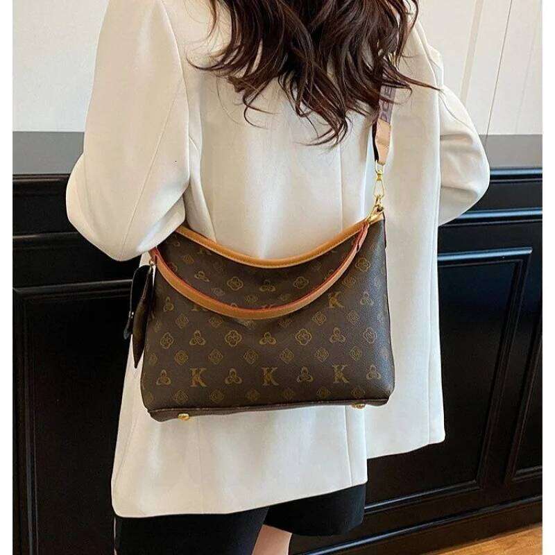 Brand Style Crossbody Bag - Women's Genuine Leather Handbags With Emed & Gold-Tone Zippers