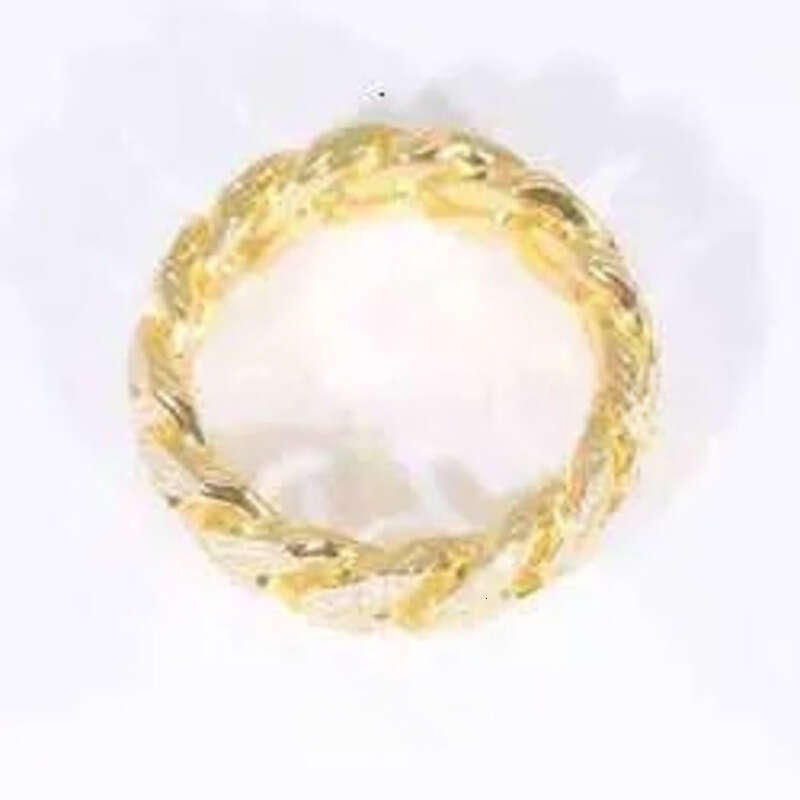 Custom Moissanite Cuban Ring S Sier with 2rows Hip Hop Mens White Gold Plated Vvs Dia Rings