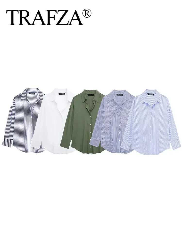 HH Summer Womens Elegant Long Sleeve Lapel Blouses Casual Vneck Single Breasted Loose Shirt Office Lady Commuter Tops J251017