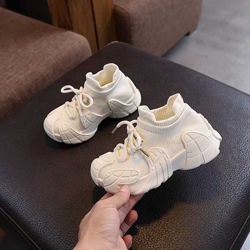 Kid Shoes Sneakers Fashion Knit Luxury Designer High Top Children Shoes Comfortable Casual Running Sports Tennis Shoes Boy GirlsT251017