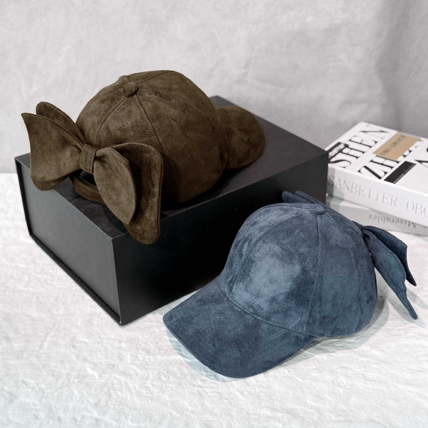 Early Autumn New Style ThreeDimensional Bowknot Baseball Cap for Women Sweet Cute Fashion Hard Top Casual HighQuality Duckbill Cap for Men W251017