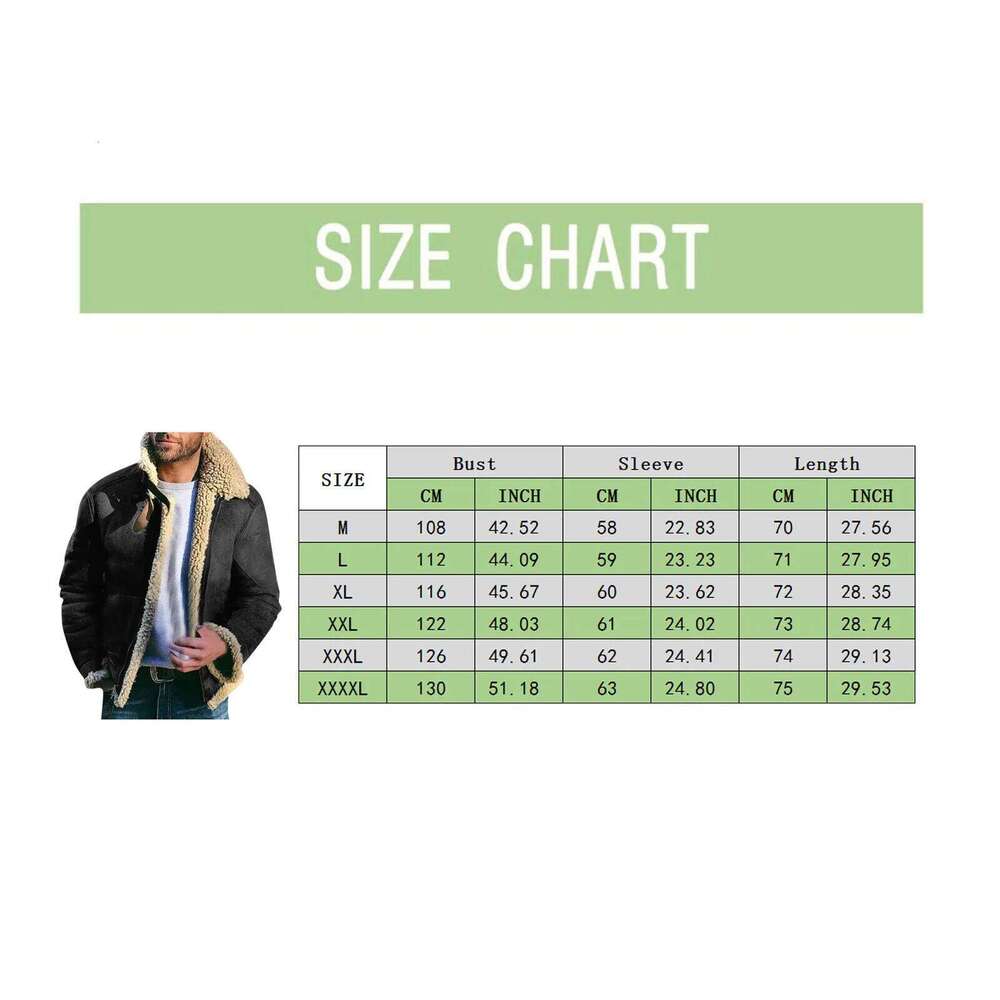 Men's Casual Plush Solid Color Zipper Wool Warm Long Sleeve Turn-down Collar Coat Jacket With Pockets Down Cotton