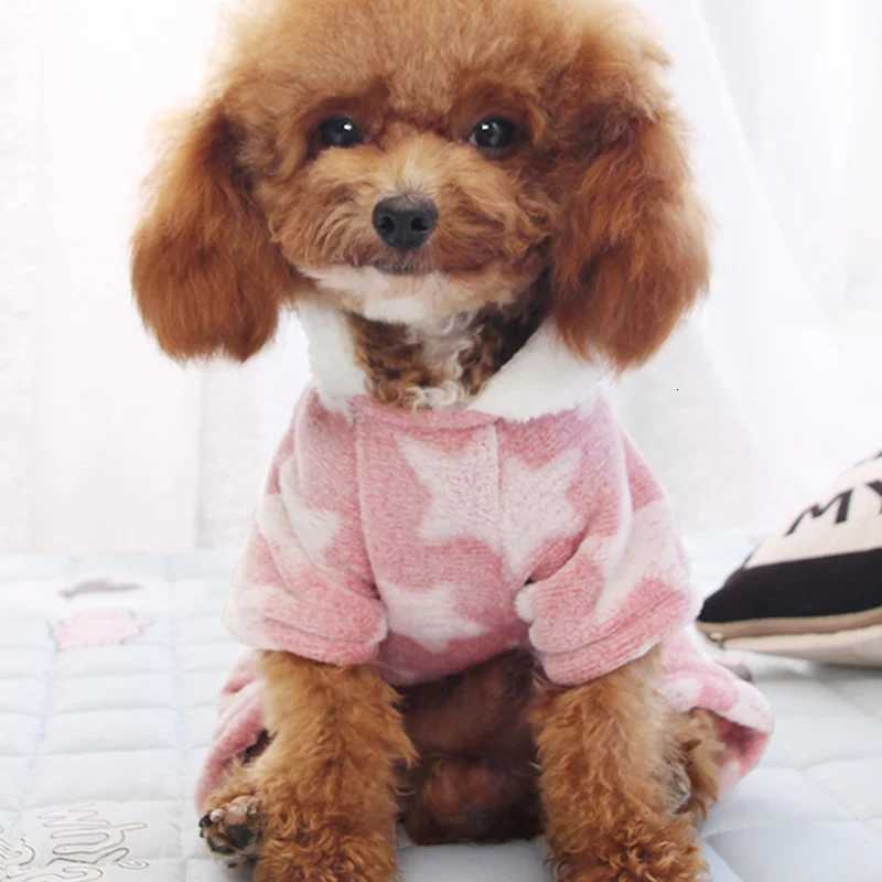 Autumn Winter Pet Dog Pajamas Jumpsuit for Small Dogs Shih Tzu Yorkshire Pullovers Soft Fleece Puppy Cat Clothes Pets ClothingW251017