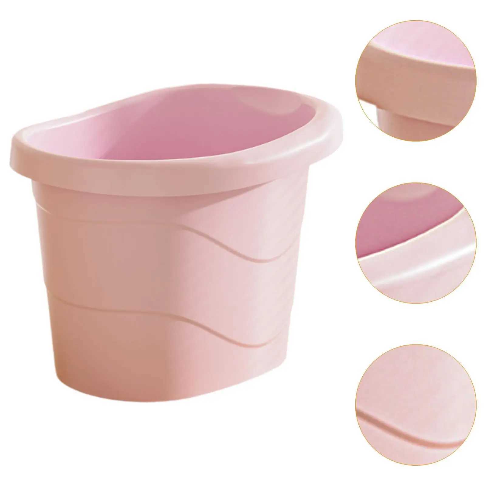 Baby Tub Bucket with Support Seat Non Slip Storage Baby Bath Tub for Newborn Z251017