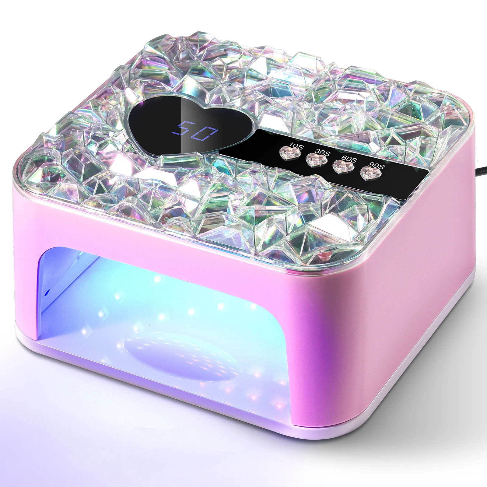 Professional UV LED Nail Lamp 45 LED Lamp Beads Nail Dryer with Timer Sensor Quick Cure All Gel Manicure Nail Light Tool 251014