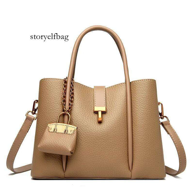High Quality Soft Leather Shoulder Crossbody Bags For Women Large Capacity Bag Brand Designer Casual Handbag Sac A Main