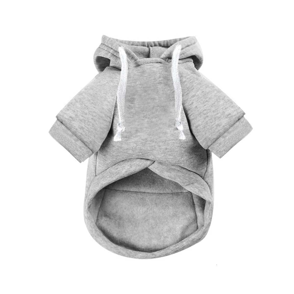 1 Pieces Hoodie Sweatshirts with Pockets Clothes for Small Dogs Cat Custume Small mediumsized dog zipper pocket hoodieW251017