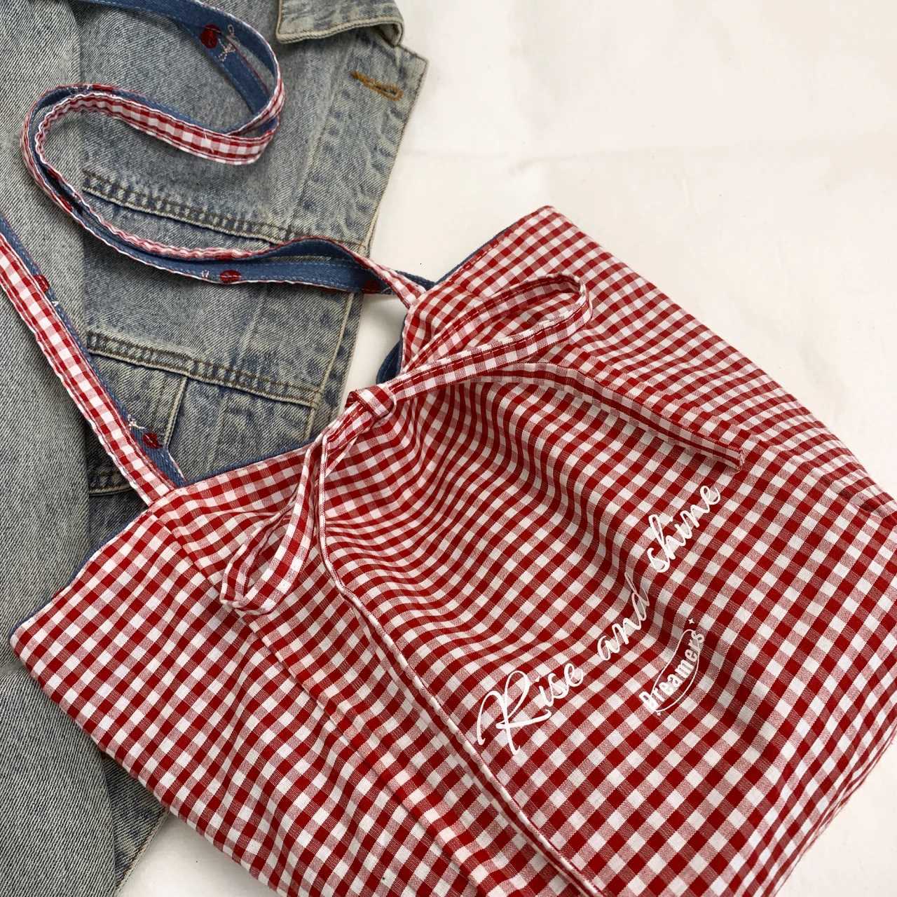 Handbags Striped Tote bag womens 2025 new fashion doublesided canvas handbag Joker oneshoulder largecapacity commuter bag Z251017