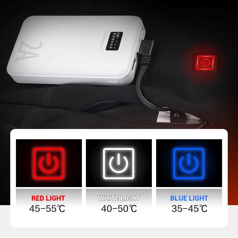 Selfheating Jackets Heated Thermal Underwear Men USB Electric Heated Ski Clothing Women Thermal Underwear Winter Pants Set H251017