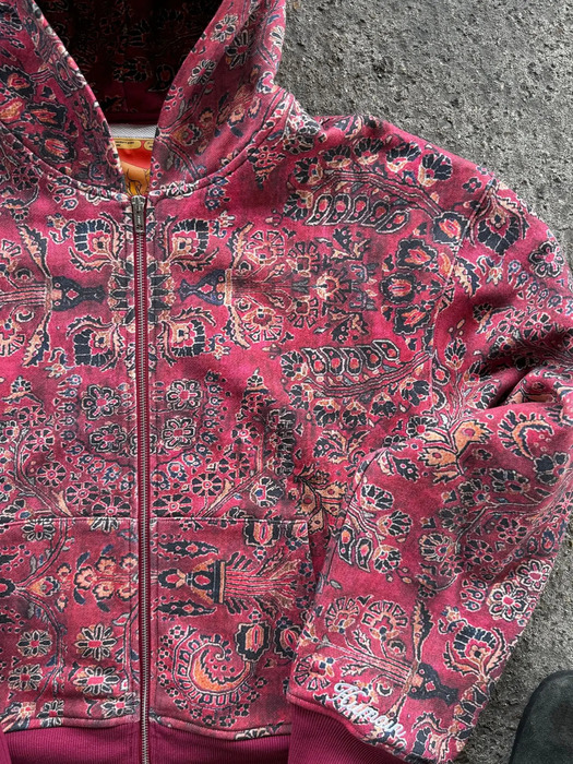 Vintage Hip Hop Graphic All Print Zipper Hoodie Streetwear Men Women Sports Washed Loose Coat Y2k Punk Couple Hoodie Sweatshirt 251015