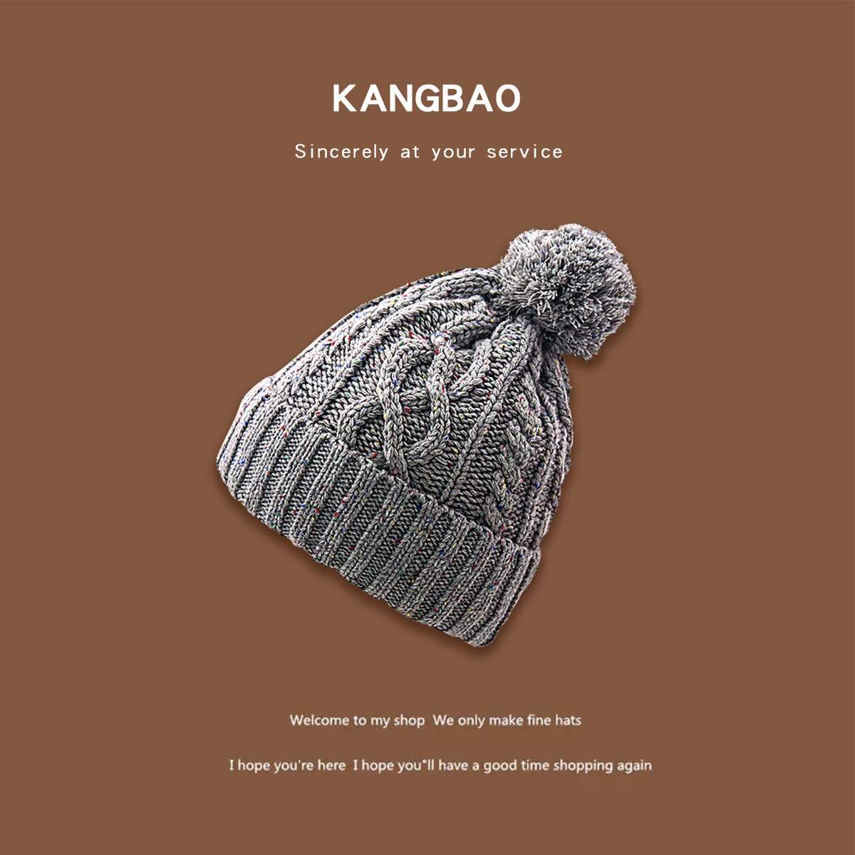 Women Designer Winter Knitted Beanie Woolen Hat Chunky Knit Thick Warm Faux Fur Pom Beanies Hats Female Bonnet Beanie Caps colorful Hats