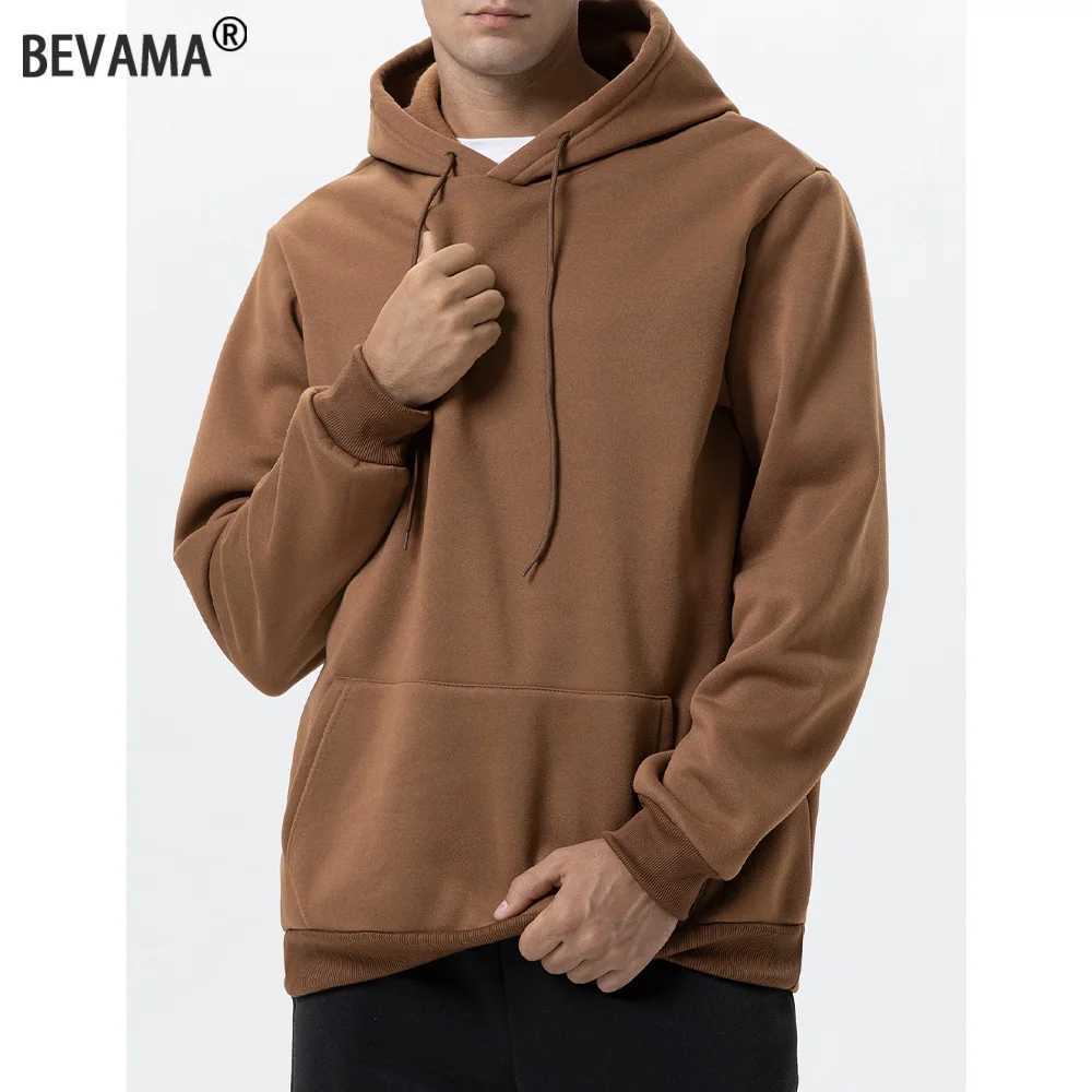 Mens Hoodies Autumn Winter Thicken Casual Hoodie Sweatshirts Oversize Solid Color Men Top Hoodies Fashion for Male Outdoor Z251017