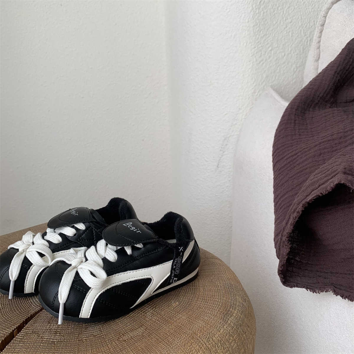 Cute Flip Winter Toddler Shoes for Children Aged 136 Girls Training Shoes Boys Baby Shoes W251017