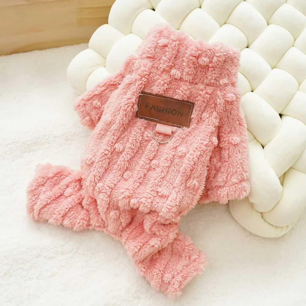 Winter Dog Sweater Warm Plush Dog Clothes for Small Medium Dogs Cats Soft Puppy Coat Jacket Chihuahua Teddy Costums Dog SuppliesW251017