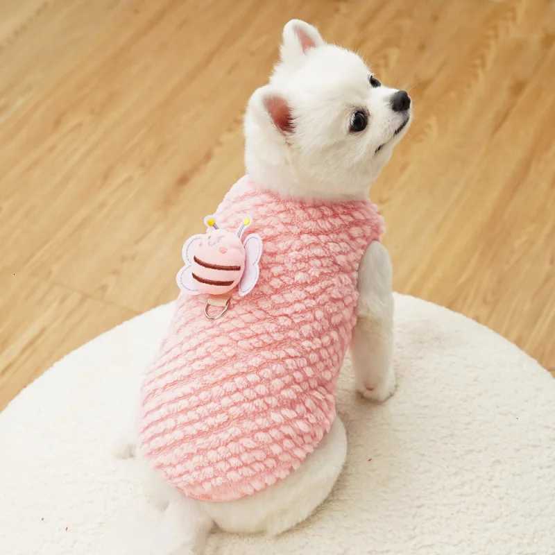 New Popular Puppy Cat Dog Pet Autumn and Winter Clothes Supplies Bee TeddyPomeranian British Shorthair UniversalW251017