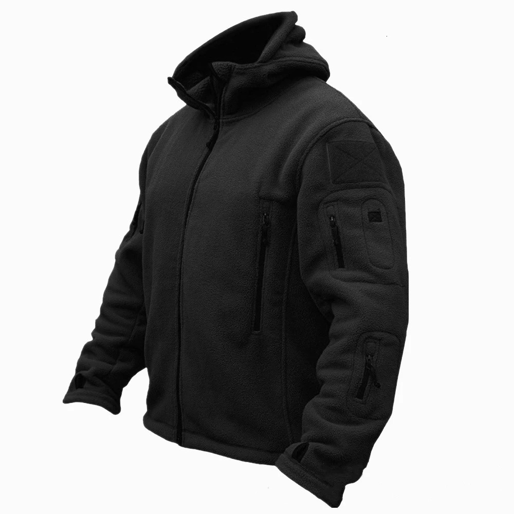 Men US Military Winter Thermal Fleece Tactical Jacket Outdoors Sports Hooded Coat Militar Softshell Hiking Outdoor Army Jackets 251017